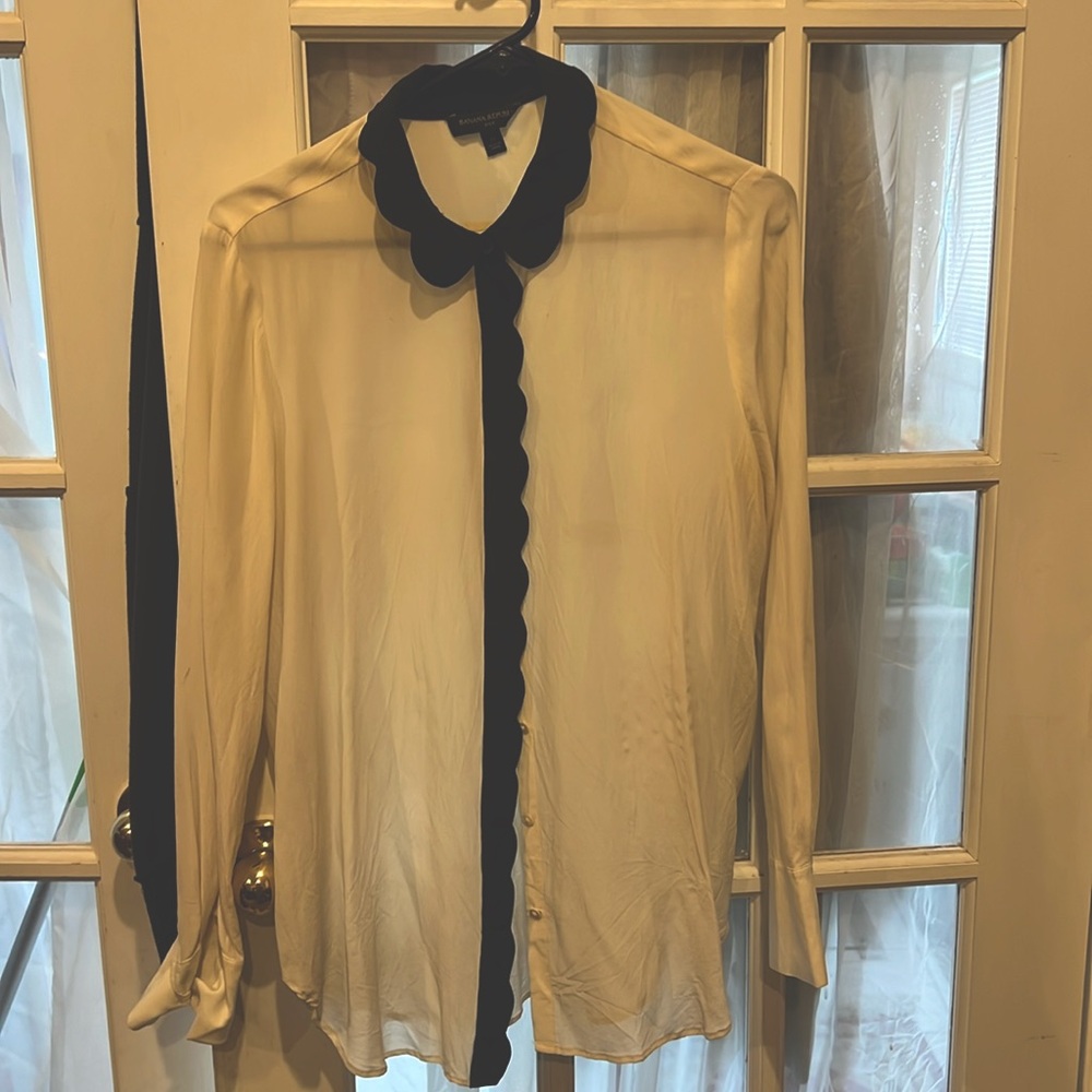 Banana Republic silk button down shirt